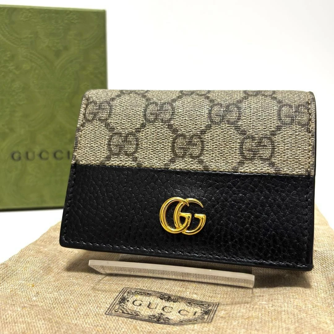 Gucci 079 Portefeuille Gg Marmont Supreme Cuir m1_0423