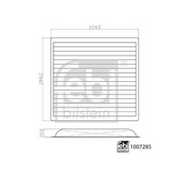 Febi Bilstein 1007285 Filter, Innenraumluft FüR BYD