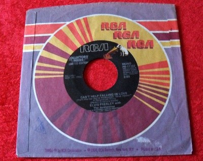 Single 7'' Elvis Presley - Can't help falling in love (USA) Collector's Series