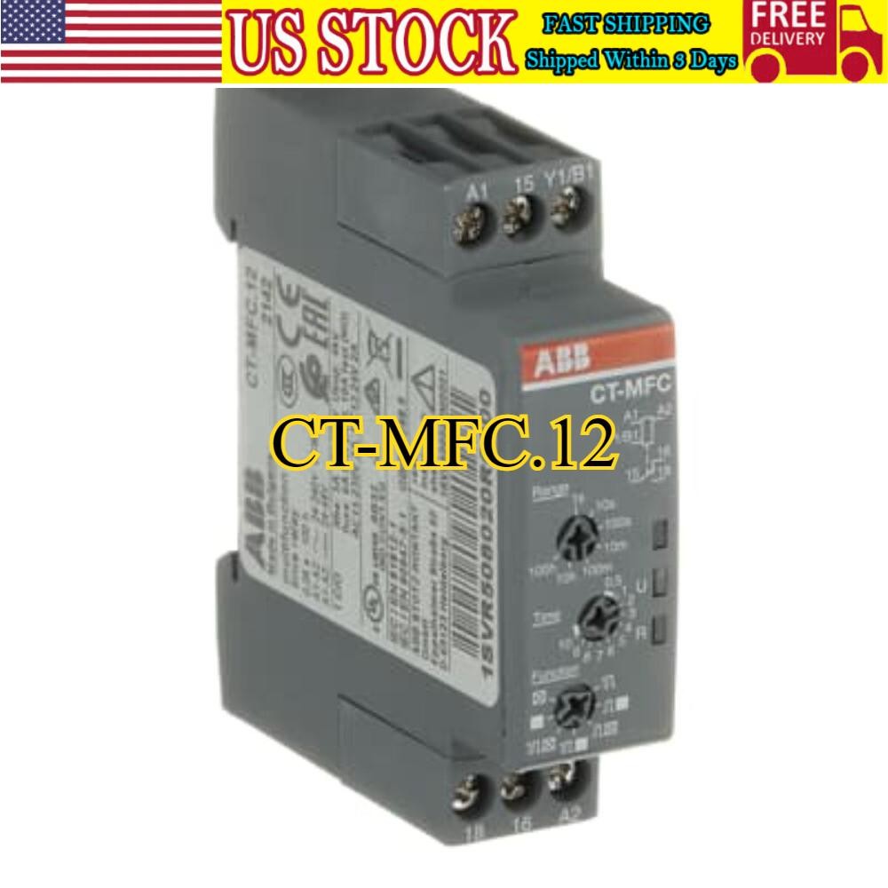 For ABB CT-MFC.12 1SVR508020R0000 24-240V AC/DC Time Relay