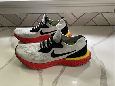 Size 13-Nike Epic React Flyknit Bright Crimson 2018