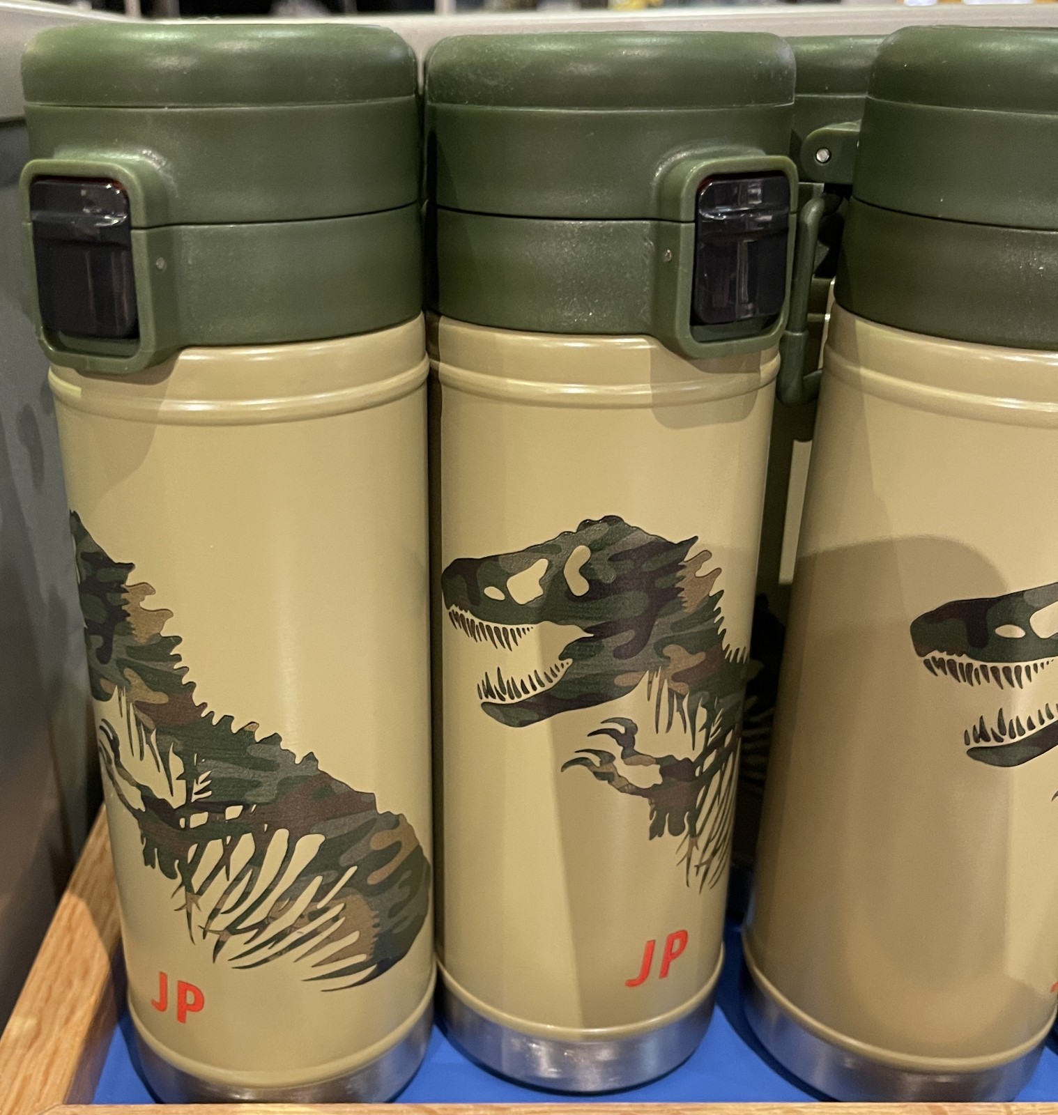 Universal Studios Jurassic Park T-Rex Camo 16oz Stainless Steel Water Bottle