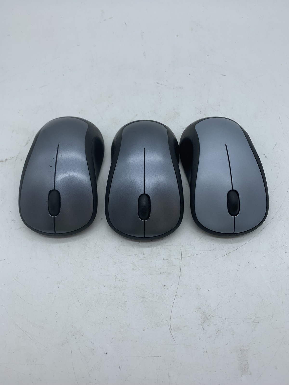 LOT OF 3 Logitech M310 Wireless Optical Mouse Silver NO RECEIVER ~ FREE SHIPPING