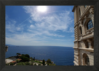 Monaco Framed Wall Art Poster Canvas Print Picture