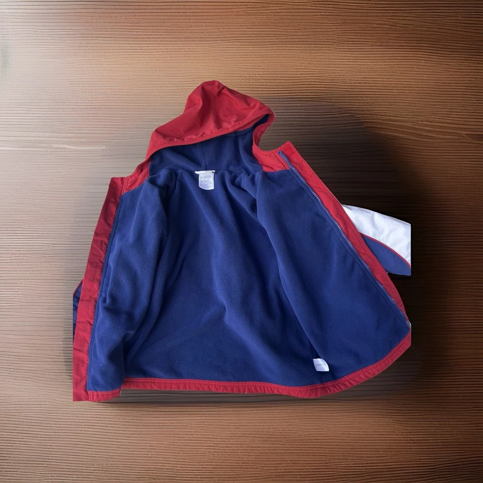 Abrigo Buzz Lightyear Talla Pequeña Forrado de Vellón Niño Rojo Azul Blanco Bordado Foto 3 de 4