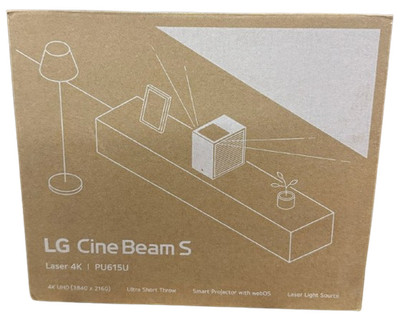 LG PU615U CineBeam S 4K UHD DLP Ultrakurzdistanz Beamer 500 ANSI-Lumen 100 Zoll