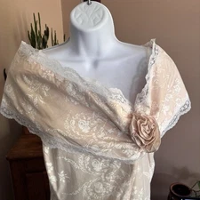 Vintage 80’s Gunne Sax Jessica McClintock Dress Off Shoulder Women’s 11/12