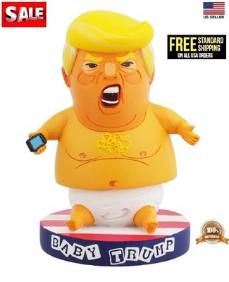 Royal Bobbles   5.5''  Angry BABY DONALD TRUMP  US-president  BobbleHips +5 Baby