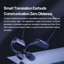 Language Translator Earbuds Wireless Translator Earphones Stereo Bluetooth New