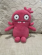 Ugly Dolls Large Plush Pink Moxy Doll Stuffed Animal Toy Hasbro Moxie 8  