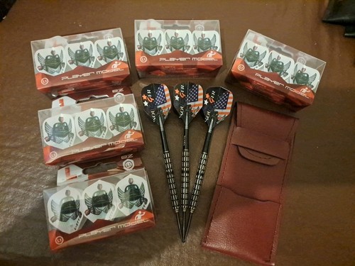 Winmau Leonard Gates 24g Darts & L-Style L1 Flight Bundle - Picture 5 of 5