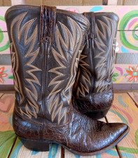 Vintage Justin Preban Caguama Turtle Cowboy B...