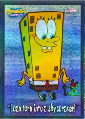 #ad #ad Topps Chrome Spongebob 2025 I can turn into a skyscraper Refractor 175 $2.99