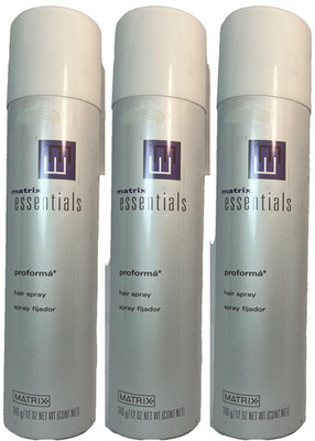 3 Matrix ESSENTIALS PROFORMA Hair Spray 12 oz ea (036)