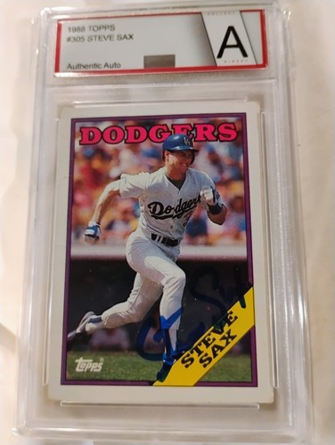 1988 Topps Steve Sax #305 card