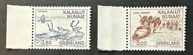 GREENLAND   146 - 147   Beautiful    Mint    NEVER  Hinged   Set