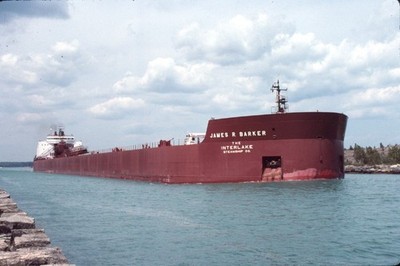 SHIP --- MV JAMES R BARKER (NEEBISH ISLAND MI) ORIGINAL SLIDE 08-13-98 T17-7