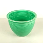 Vtg 1937 Fiesta Ware #1 Mixing Nested Bowl Light Green Bottom Rings HLC USA RARE