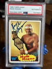 1985 Topps WWF Hulk Hogan #1. Autographed, Authentic. PSA/DNA CERT.