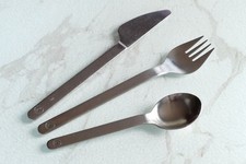 Lufthansa Airline Edelstahl-Besteck bestehend aus Messer, Gabel und Löffel