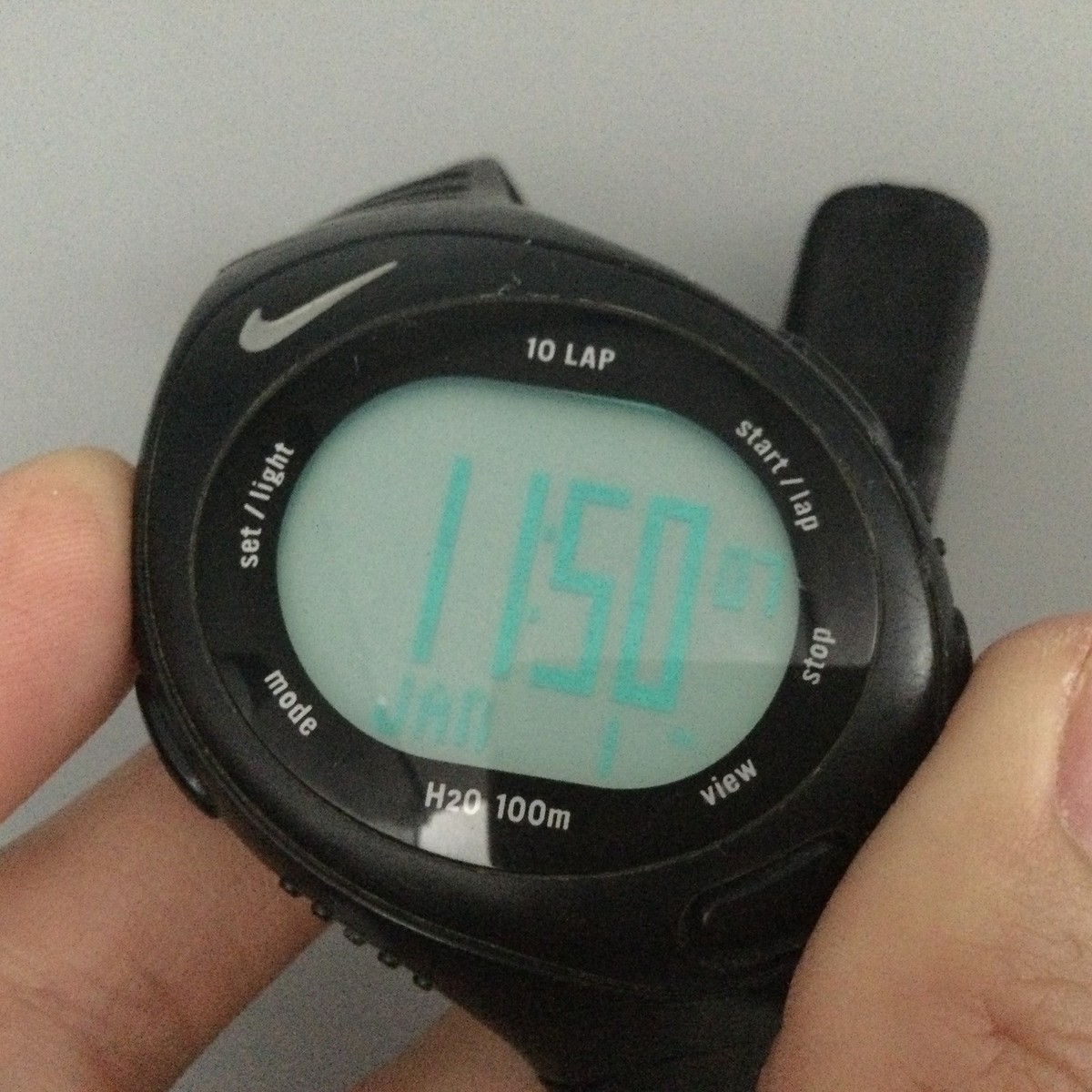 NIKE デジタルウォッチ Bowerman Nike Bowerman Series 10 Lap Digital Watch Mens Stopwatch H20