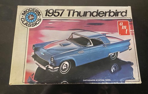 AMT 1957 Thunderbird 1/25 T392 kit ruote mancanti costruite 1974 - Foto 2 di 14