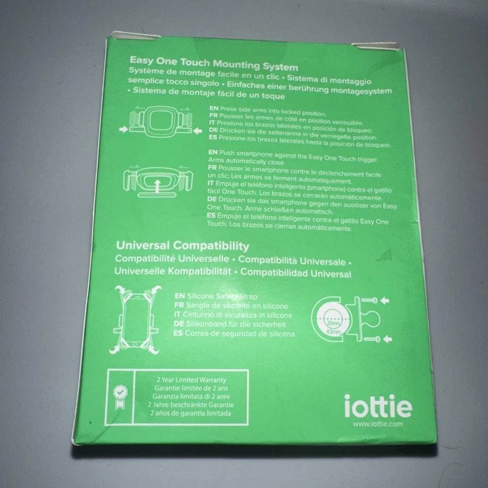 Montaje de vástago/manillar de bicicleta iOttie Easy One Touch 4 - negro Foto 2 de 2