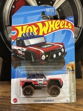 Hot Wheels 2022 Baja Blazers Custom Ford Bronco Truck Blue and Red New
