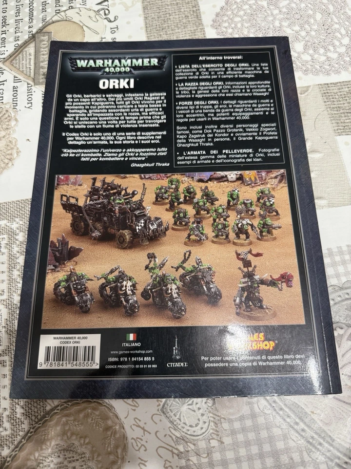 WARHAMMER 40.000 40K CODEX: ORKI GAMES WORKSHOP - Immagine 2 di 3