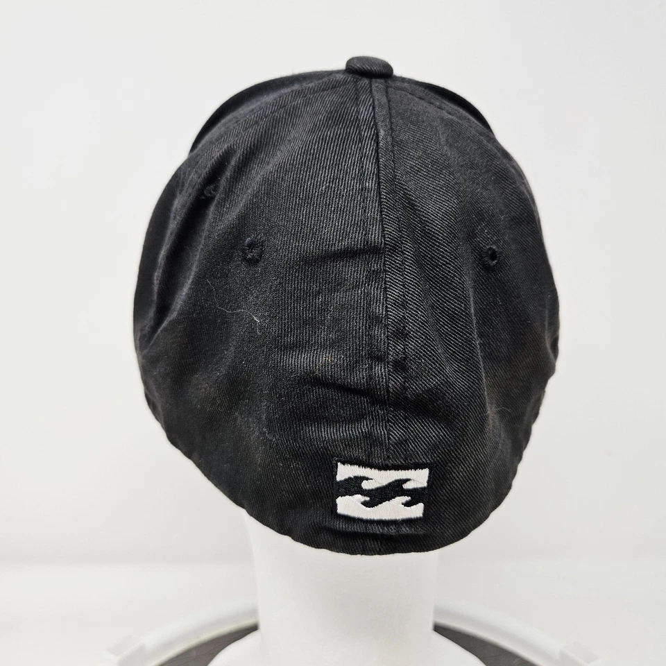 Gorra Billabong ajustada para hombre negra Flexfit logotipo bordado surf béisbol Foto 4 de 4