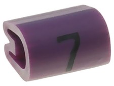 1000X 06151707 Marquages Marquage : 7 2,5-4mm PVC violet -45-70°C TE Con