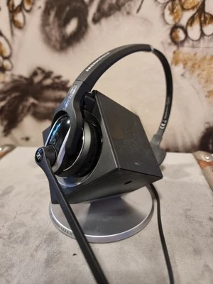 Sennheiser DW Pro 2 Phone Wireless 504486 Binaural Headset Used