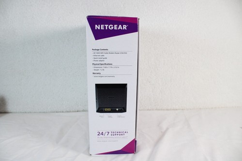 Netgear AC1600 WIFi Kabel Modem Router C6250 Open Box - Zdjęcie 5 z 7