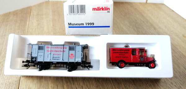 Museumswg. 1999 / Mä. 99701.3 / con DB Oldtimer / Württb. Landessparkasse nuevo