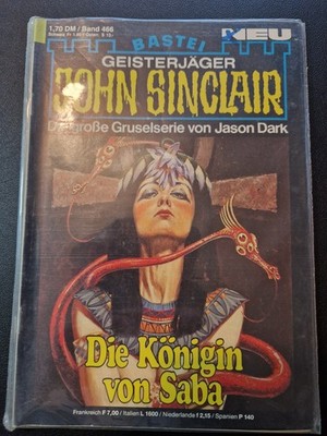 John Sinclair # 466, 1. Auflage - Die Königin von Saba - Juni 1987