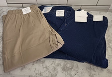 3 Pairs Croft  Barrow Womens Sz 10P Stretch Capris Pants Vacation Beach Casual