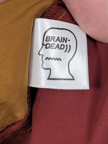 Brain Dead Shorts Mens Medium Red Gotcha Surf Panel Trunks Pockets New Tag - 第 19/20 張圖片