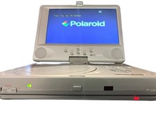 Polaroid DVD Player PDV-0700 Silver Portable With Remote No charger