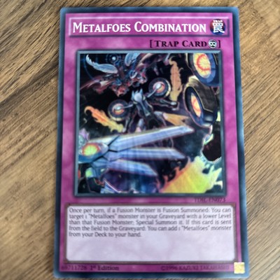 YUGIOH METALLFEINDE KOMBINATION SUPER RARE TDIL-DE073 1.AUFLAGE 
