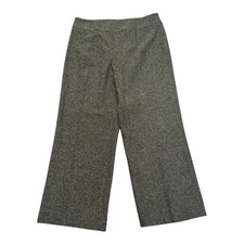 Talbots Italian Fabric Wool Blend Dress Pants Trousers Green Women  s Size 12 EUC