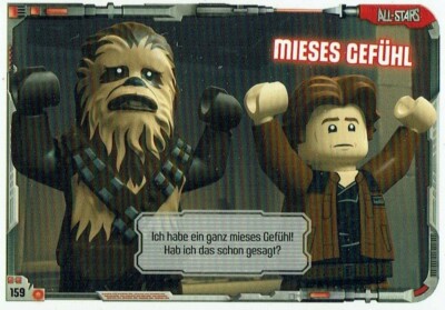 Lego Star Wars Serie 2 Sammelkarten Karte Nr. 159 Mieses Gefühl