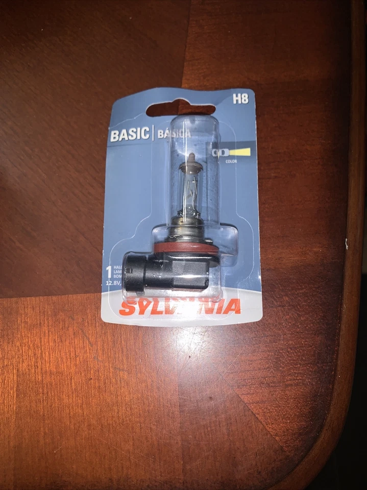 Sylvania Basic H8 35W Una Bombilla Luz Antiniebla Actualización Repuesto Plug Play Stock OE Foto 2 de 2
