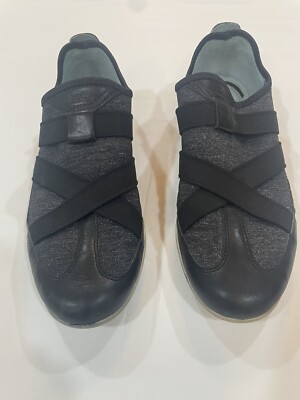 Ecco Bluma Slip On Shoes Womens EU 38/US Black/Grey