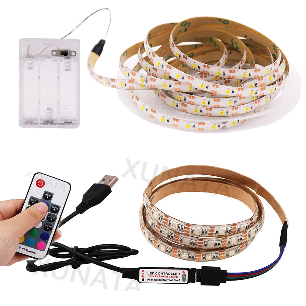 Bright led strip lights battery powered deals