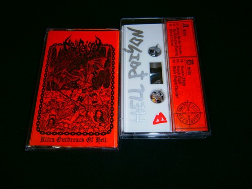 HELL POISON - Ultra Outbreak of Evil. Tape - Picture 3 of 5
