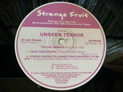 Unseen Terror / The Peel Sessions 12