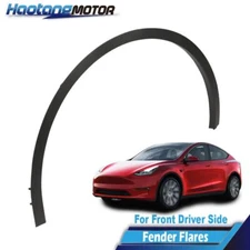 FIT FOR 2020-23 TESLA MODEL Y FRONT LEFT DRIVER SIDE FENDER FLARE WHEEL MOLDING