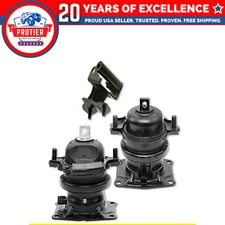 Fits 2007 Honda Odyssey 3.5L i-VTEC AUTO FRT Rear Motor & Rear Trans Mount :