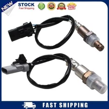 2PCS Front & Rear O2 Oxygen Sensor For 2013-2015 Chevrolet Malibu 2.0 2.5L 4 Cyl