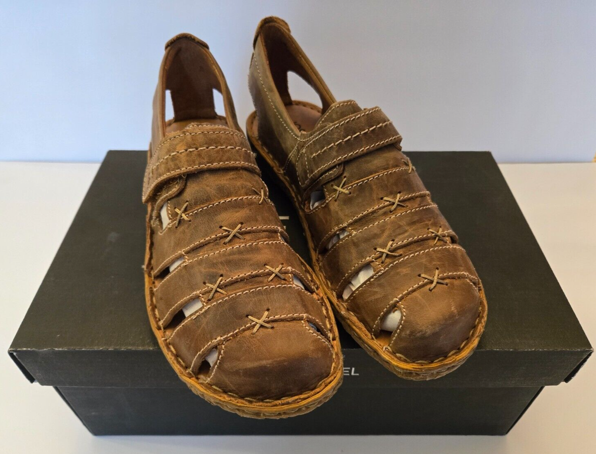 JOSEF SEIBEL ROSALIE 45 WOMENS EUROPEAN LEATHER SHOES BRANDY CAPRI